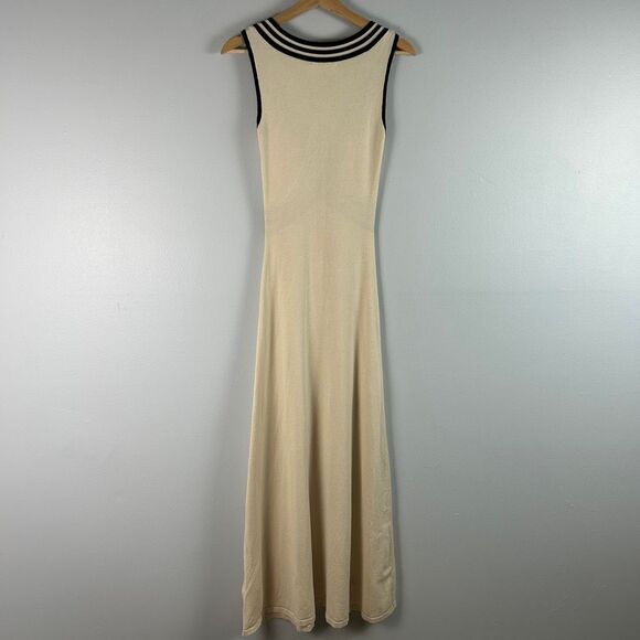 Sovere - Swell Knit Dress in Ecru/Black Small - Picture 8 of 11
